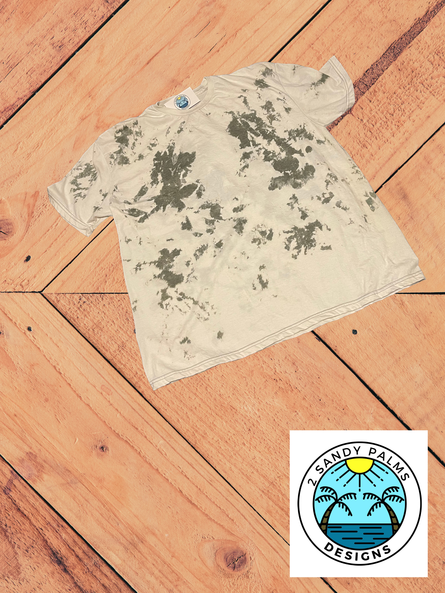 Military Green Bleached T-shirt