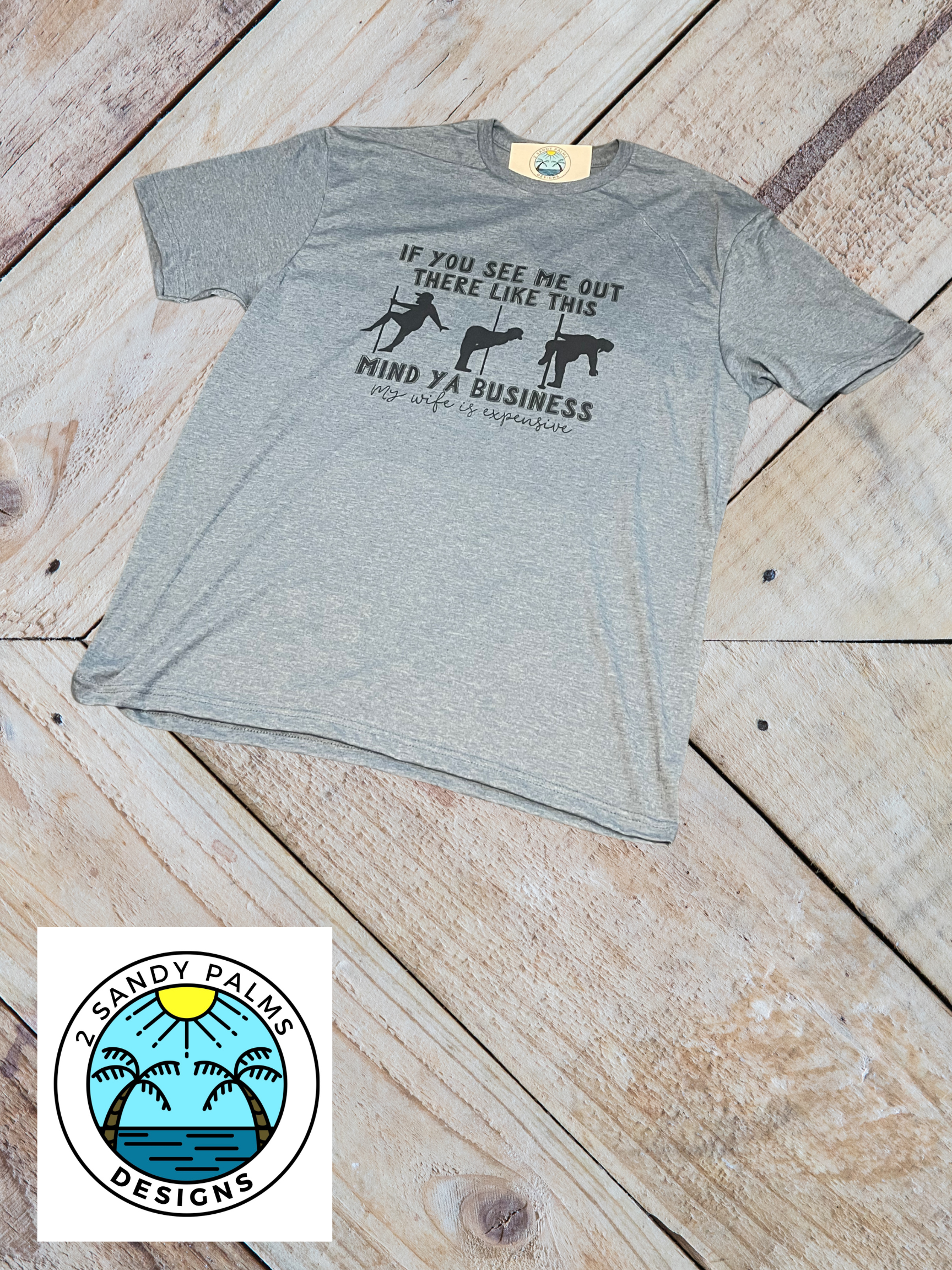 Blue If you see me like this Men's T-shirt