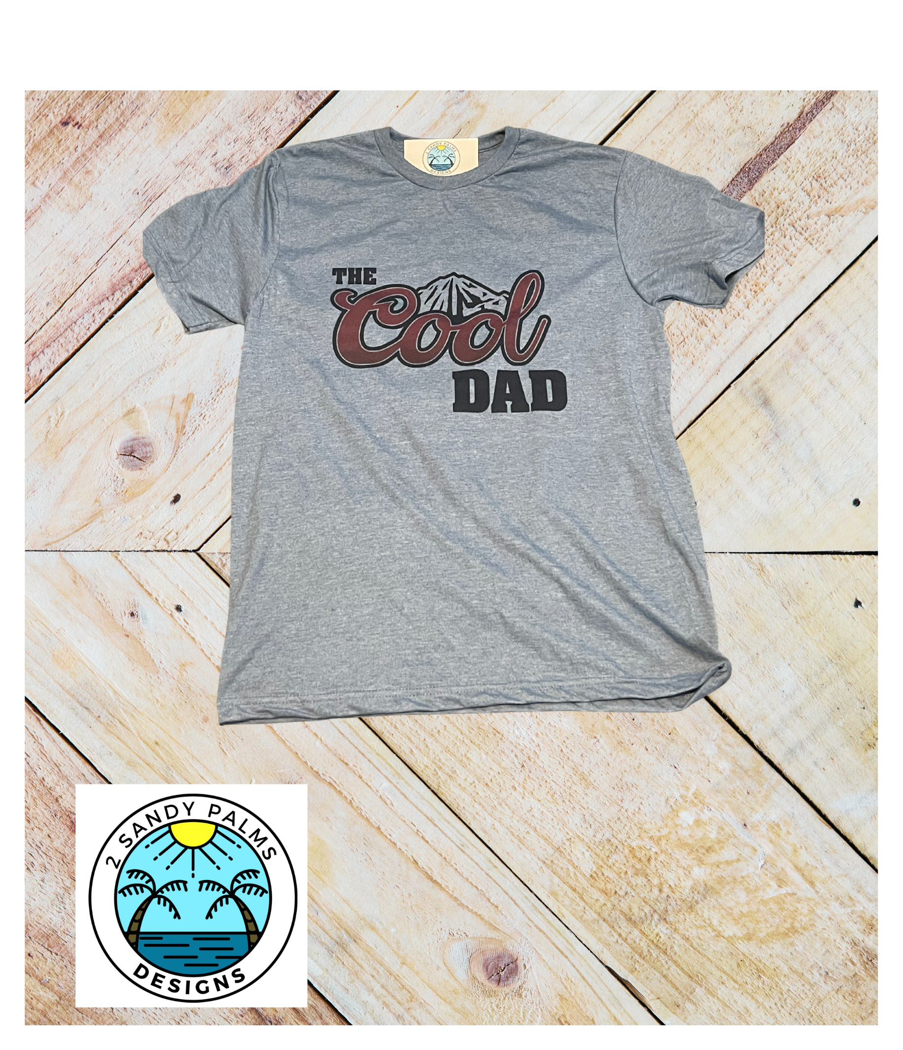The Cool Dad Blue indigo t-shirt