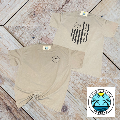 Gray T-shirt 1776 Try that in a small town