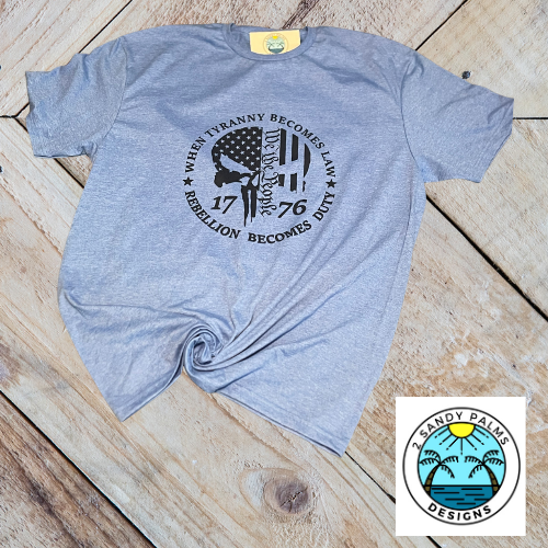 Blue Tyranny T-shirt Punisher We The People