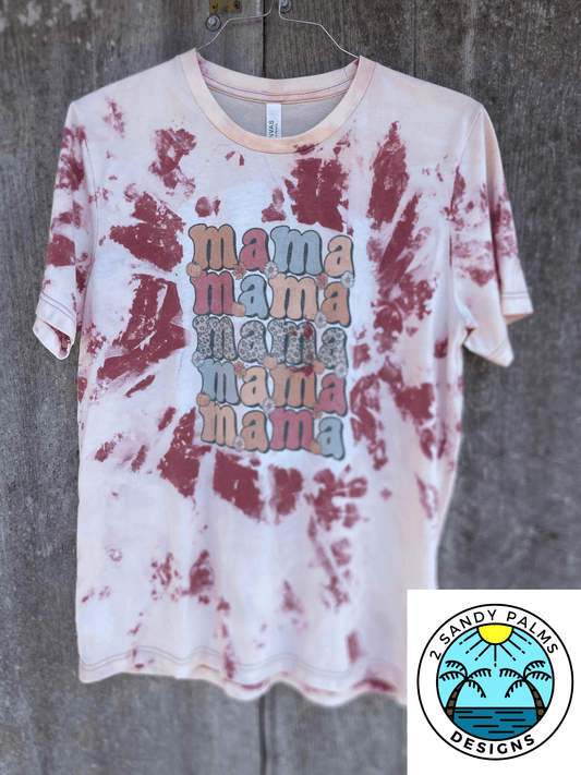 Heather Maroon MAMA shirt