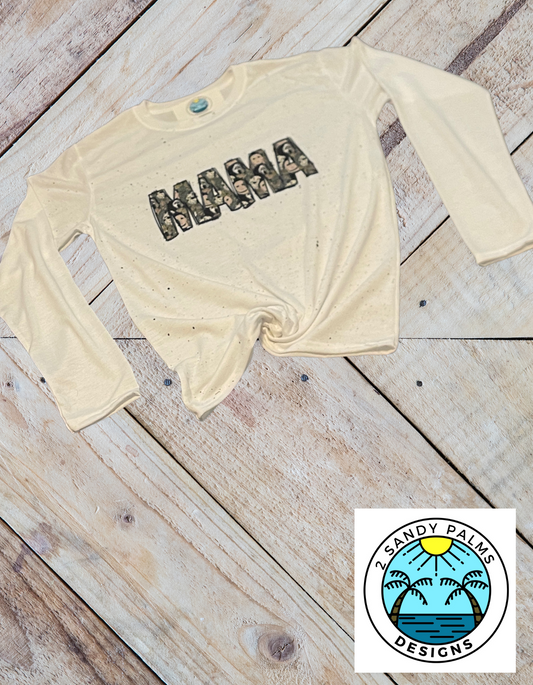 MAMA Halloween Long sleeve white shirt